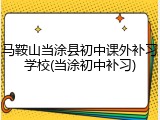 马鞍山当涂县初中课外补习学校(当涂初中补习)