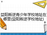 益阳叛逆青少年学校地址在哪里(益阳叛逆学校地址)