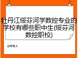 牡丹江绥芬河学数控专业的学校有哪些职中生(绥芬河数控职校)