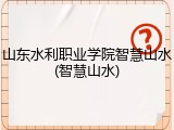 山东水利职业学院智慧山水(智慧山水)