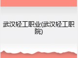 武汉轻工职业(武汉轻工职院)