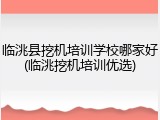 临洮县挖机培训学校哪家好(临洮挖机培训优选)