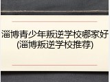 淄博青少年叛逆学校哪家好(淄博叛逆学校推荐)