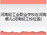 河南轻工业职业学校在河南哪儿(河南轻工校位置)