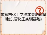 东营市化工学校实景培训基地(东营化工实训基地)