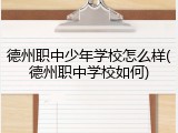 德州职中少年学校怎么样(德州职中学校如何)