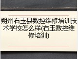 朔州右玉县数控维修培训技术学校怎么样(右玉数控维修培训)
