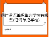 铜仁沿河单招集训学校有哪些(沿河单招学校)