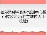 哈尔滨呼兰数控培训中心职中校区地址(呼兰数控职中校址)