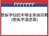 贵族学校的末等生系统攻略(贵族学渣逆袭)