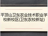 平顶山卫东农业技术职业学校新校区(卫东农校新址)