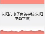沈阳市电子商务学校(沈阳电商学校)