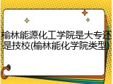 榆林能源化工学院是大专还是技校(榆林能化学院类型)