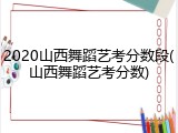 2020山西舞蹈艺考分数段(山西舞蹈艺考分数)