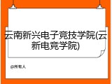 云南新兴电子竞技学院(云新电竞学院)