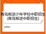 青岛叛逆少年学校中职招生(青岛叛逆中职招生)