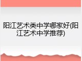 阳江艺术类中学哪家好(阳江艺术中学推荐)