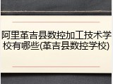 阿里革吉县数控加工技术学校有哪些(革吉县数控学校)