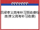 吕梁孝义高考补习班收费标准(孝义高考补习收费)