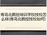 青岛北数控培训学校技校怎么样(青岛北数控技校如何)
