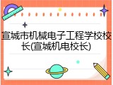 宣城市机械电子工程学校校长(宣城机电校长)