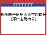 郑州电子信息职业学院宿舍(郑州电院宿舍)