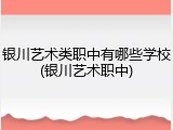 银川艺术类职中有哪些学校(银川艺术职中)
