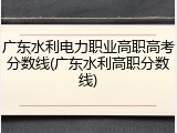 广东水利电力职业高职高考分数线(广东水利高职分数线)