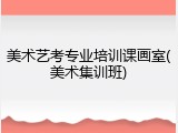 美术艺考专业培训课画室(美术集训班)