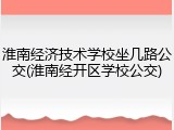 淮南经济技术学校坐几路公交(淮南经开区学校公交)