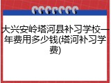 大兴安岭塔河县补习学校一年费用多少钱(塔河补习学费)