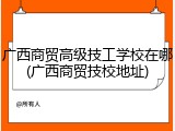 广西商贸高级技工学校在哪(广西商贸技校地址)