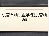 东营石油职业学院(东营油院)