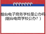 烟台电子商务学校是公办吗(烟台电商学校公办？)