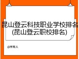 昆山登云科技职业学校排名(昆山登云职校排名)