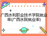 广西水利职业技术学院就业率(广西水院就业率)