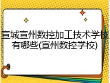 宣城宣州数控加工技术学校有哪些(宣州数控学校)
