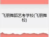 飞朋舞蹈艺考学校(飞朋舞校)