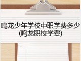 鸣龙少年学校中职学费多少(鸣龙职校学费)