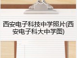 西安电子科技中学照片(西安电子科大中学图)