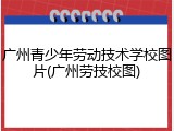 广州青少年劳动技术学校图片(广州劳技校图)