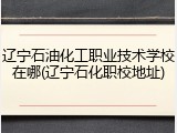 辽宁石油化工职业技术学校在哪(辽宁石化职校地址)