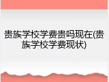 贵族学校学费贵吗现在(贵族学校学费现状)