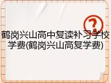 鹤岗兴山高中复读补习学校学费(鹤岗兴山高复学费)