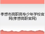 孝感市高职高专少年学校官网(孝感高职官网)