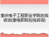 重庆电子工程职业学院在线咨询(重电职院在线咨询)