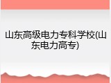 山东高级电力专科学校(山东电力高专)