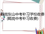 鹤岗东山中考补习学校收费(鹤岗中考补习收费)