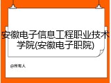 安徽电子信息工程职业技术学院(安徽电子职院)