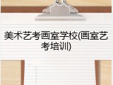 美术艺考画室学校(画室艺考培训)